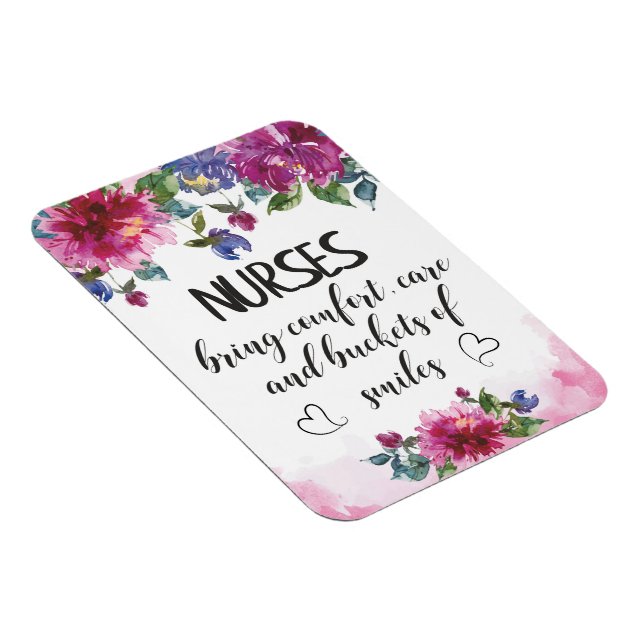 Tack för sjuksköterskornas uppskattning, citat Stu Magnet (Högersidan)