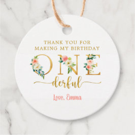 Tack för Skapar av min födelsedag Gåvor Etiketter