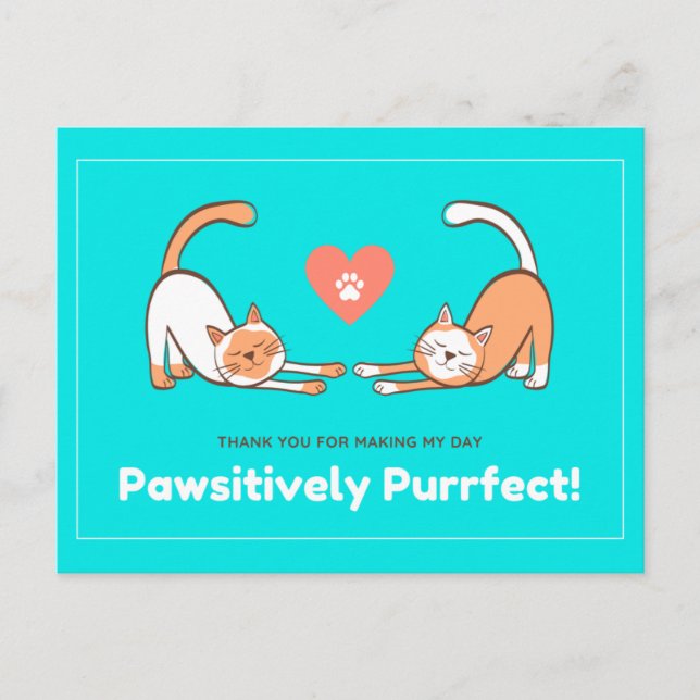 TACK FÖR SKAPAR MIN DAG VYKORT (Framsida)