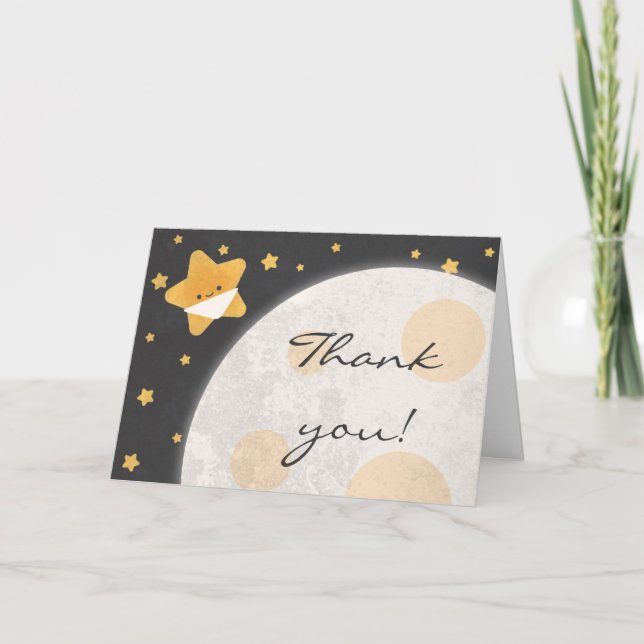 Tack för skugga, svart och Gult Kort (Framsida)