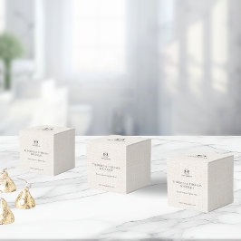 Tack för Sleek Linen Business Logotyp QR Event Mar Presentaskar