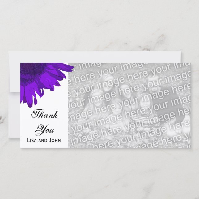 Tack för solros för lilapopkonst (Framsida)