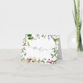 Tack för sommarens vilda blommor kort