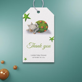 Tack för spädbarnshölje för kute presentetikett