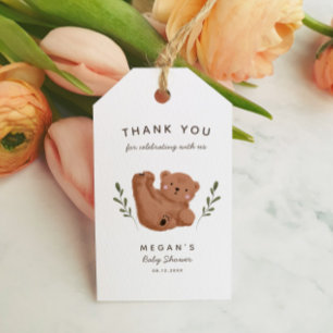 Tack för spädbarnshölje för spjutspets presentetikett