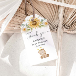 Tack för spädbarnsskor för spädbarn för spädbarn presentetikett