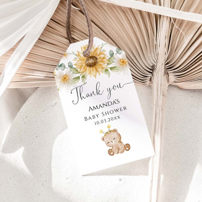 Tack för spädbarnsskor för spädbarn för spädbarn presentetikett (Skapare uppladdad)