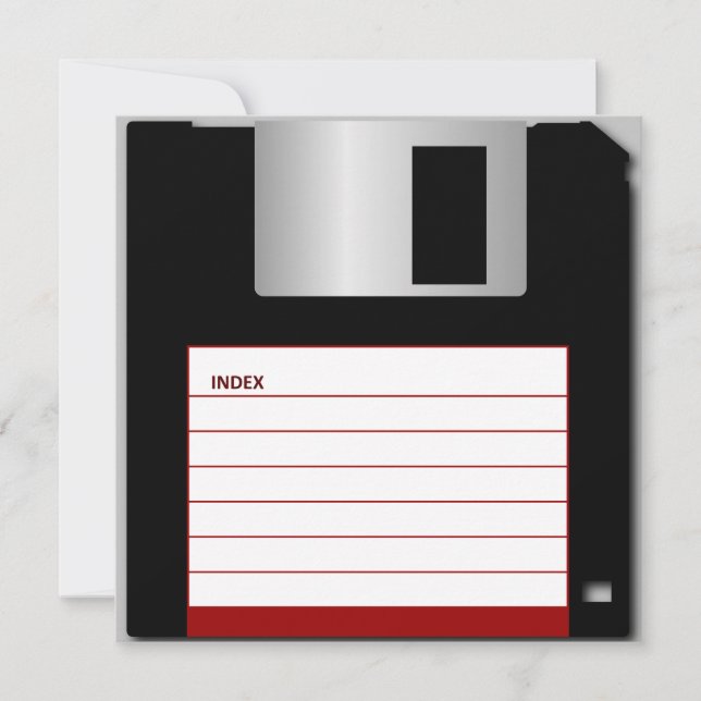 "Tack för Sparan" - tack för ditt kort på diskette (Framsida)