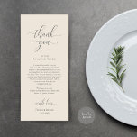 Tack för Ställe-inställning, Elegant Cream Grått-k Program<br><div class="desc">Vi presenterar perfekten som avslutar beröring till din bröllopsmottagning - våra Ställe-kort från elegant bröllop, med korttiteln "Låt oss firma"! Designat för att uttrycka er uppriktiga uppskattning för varje gästs närvaro på din speciella dag, är dessa kort det perfekta sättet att göra din middag i bord en personlig beröring. Dessa...</div>