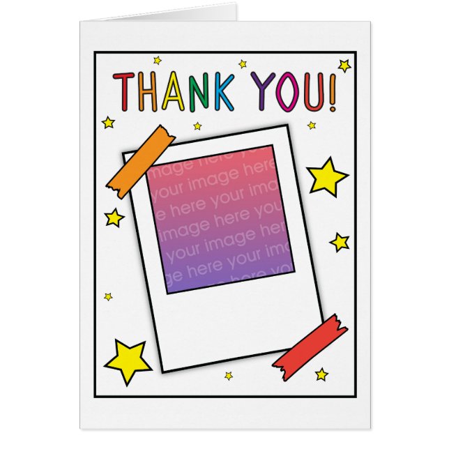 Tack för stjärnorna OBS kort (Framsidan)