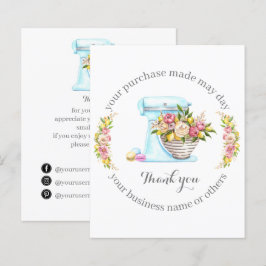 Tack för stöd för mitt lilla Affärskort