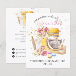 Tack för stöd för mitt lilla Affärskort