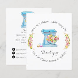 Tack för stöd för mitt lilla Affärskort