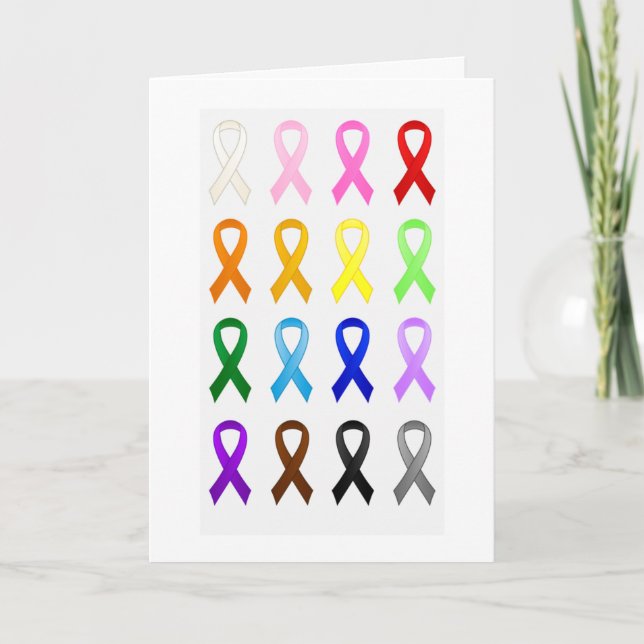 Tack för stödet till cancerforskning kort (Framsida)