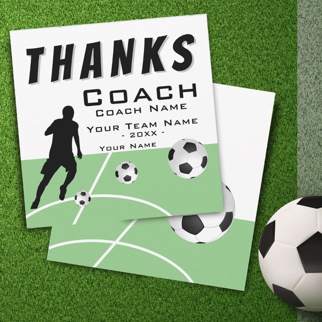Tack för Storleka Coach Soccer Player Extra (Skapare uppladdad)