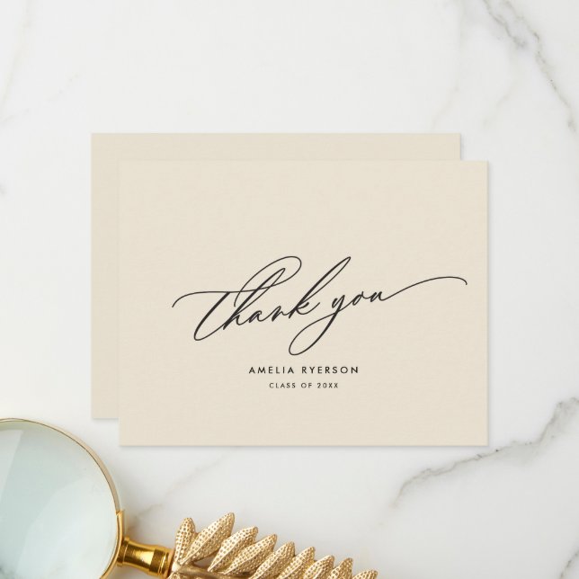 Tack för studenten-kortet kort (Fram/Back In Situ)