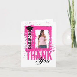 Tack för Studenten-kortet Lägg till bild Rosa Kort