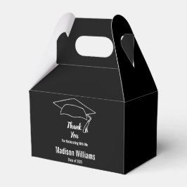 Tack för Studentfest av anpassningsbar Presentaskar