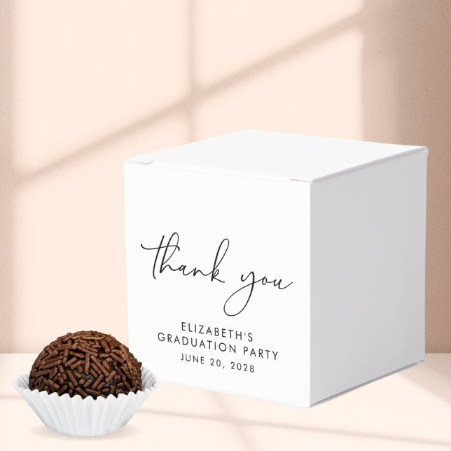 Tack för Studentfesten chic Presentaskar (Skapare uppladdad)