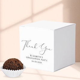 Tack för Studentfesten elegant Presentaskar