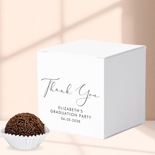 Tack för Studentfesten elegant Presentaskar (Skapare uppladdad)