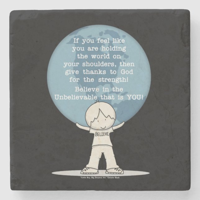 Tack för styrka stenunderlägg (Framsidan)