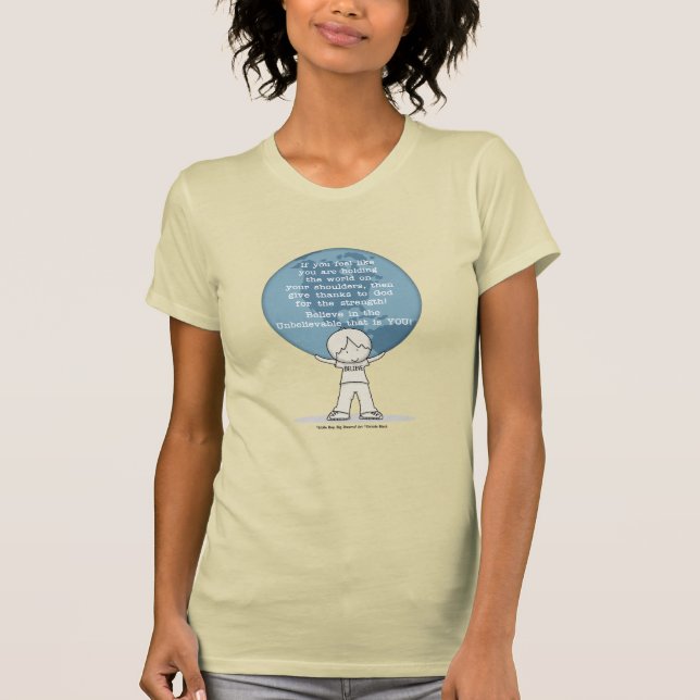 Tack för styrka t shirt (Framsida)