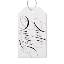 Tack för svartvit Elegant