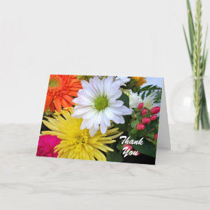 Tack för Sympathy Blommigt Arrangemang Kort