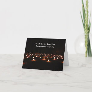 Tack for Sympathy, Candles dramatiska Fält Kort