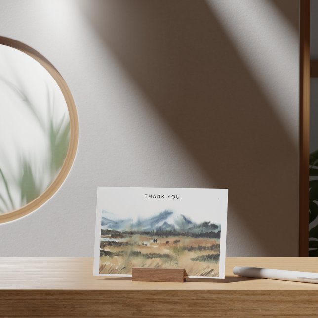 Tack för sympati för storfärgade Himlar Land Anteckningskort (Skapare uppladdad)