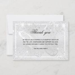 Tack för sympatibild med silverfjäril