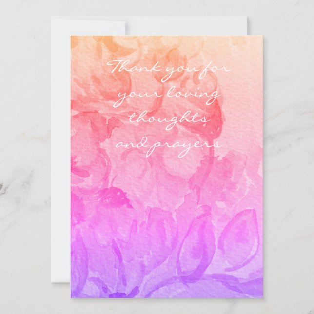 Tack för sympatikortet (Framsida)