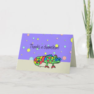 Tack för Tacken Chameleon Kort