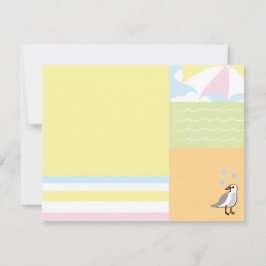 Tack för tackkortet Baby Beach Boll