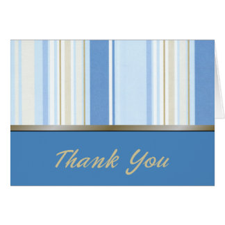 Tack för tackkortet elegant Blue Rand Hälsningskort