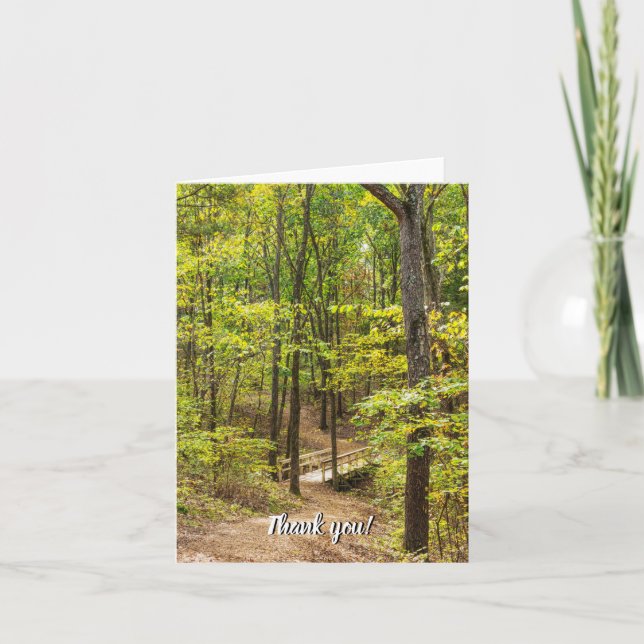 Tack för tackkortet Väg till bryggan (Framsida)