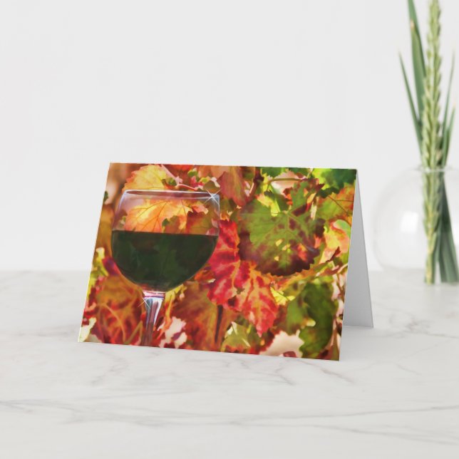 Tack för tackkortet Vin Land (Framsida)