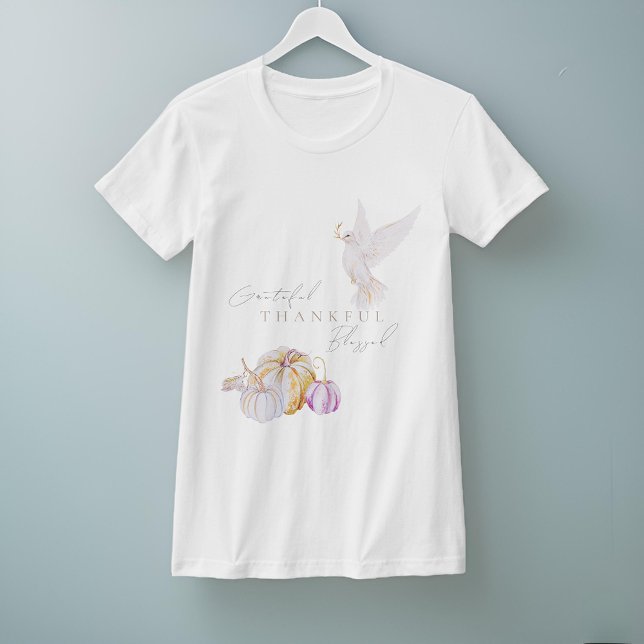 Tack för tacksam, tom, Thanksgiving T Shirt (Skapare uppladdad)
