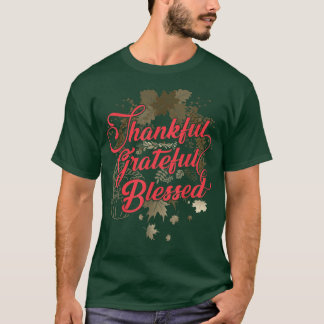 Tack för tacksamma välsignade höstsäsong tack t shirt
