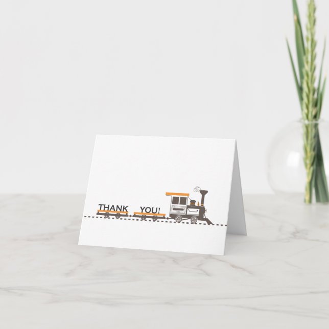 Tack för tåg-kortet kort (Framsida)