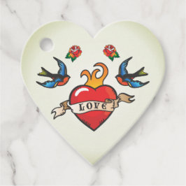 Tack för Tattoo Wedding Favors Gåvor Etiketter