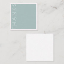 Tack för Teal White Rosa Gräns Modern Snyggt