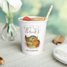 Tack för thanksgiving Cornucopia Elegant Ge