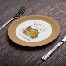 Tack för thanksgiving Cornucopia Elegant Ge