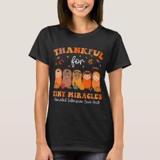 Tack för Thanksgivingen för små Miracles NICU Nurs T Shirt