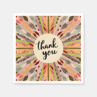 Tack för thanksgivingen pappersservett