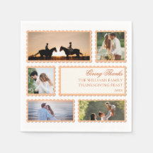 Tack för Thanksgivingen Photo Collage Party