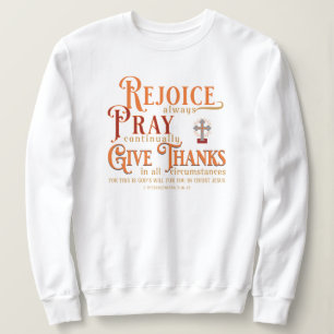 Tack för THESSALONIANS Rejoice Pray Ge-Thanksgivin T Shirt