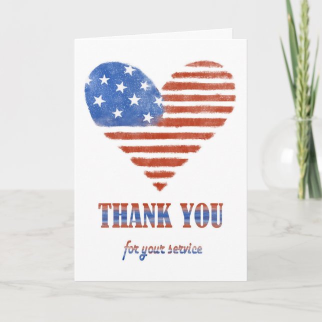 Tack för tjänsten kort (Framsida)